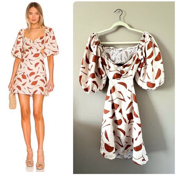 ASTR The Label 100% Linen Mini Dress - Picture 1 of 12